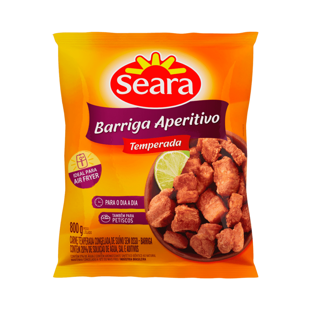 Barriga aperitivo 800g Seara