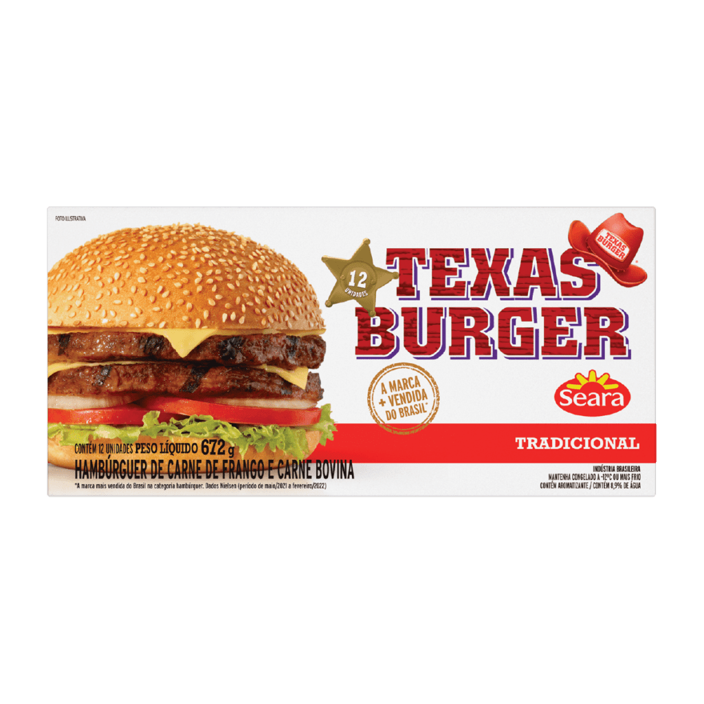 Texas burguer 672g Seara