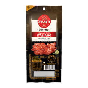 Salame tipo italiano fatiado 100g Seara Gourmet