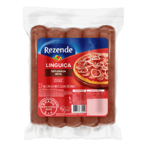 Linguiça defumada reta 2,5kg Rezende