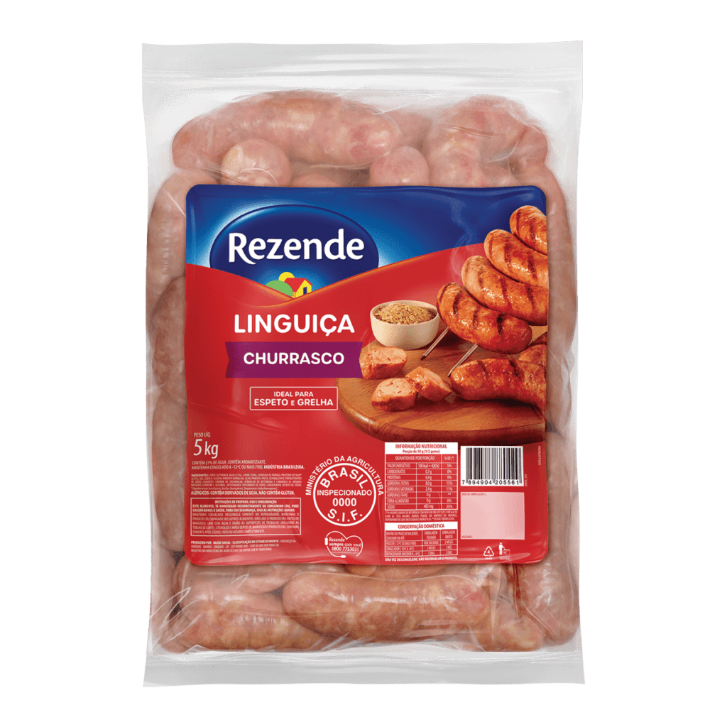 Linguiça churrasco 5kg Rezende