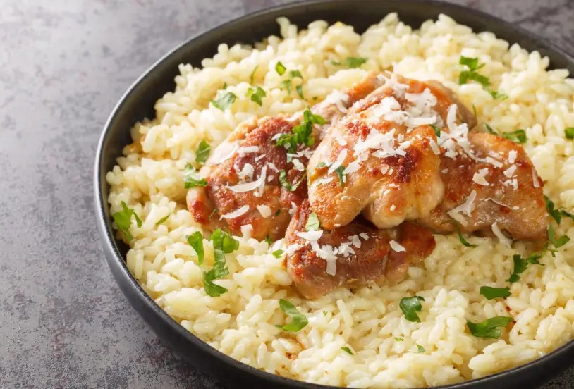 Risoto de Frango ao Limão