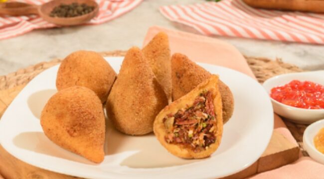 Receita de coxinha de jerked suíno