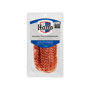 Salame Tipo Hamburguês Fatiado 80g - Hans